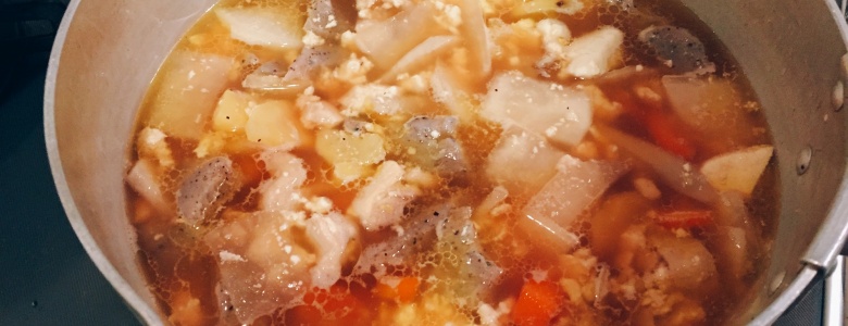 Japanese soup- kenchin soupけんちん汁